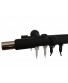 19/19 mm MIRA juodas (A)
